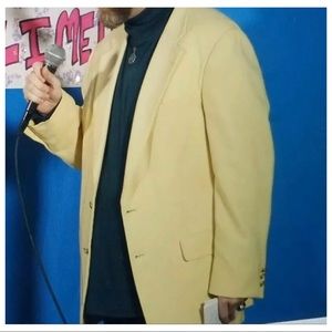 80’s Hickey Freeman Yellow sport coat 42-44